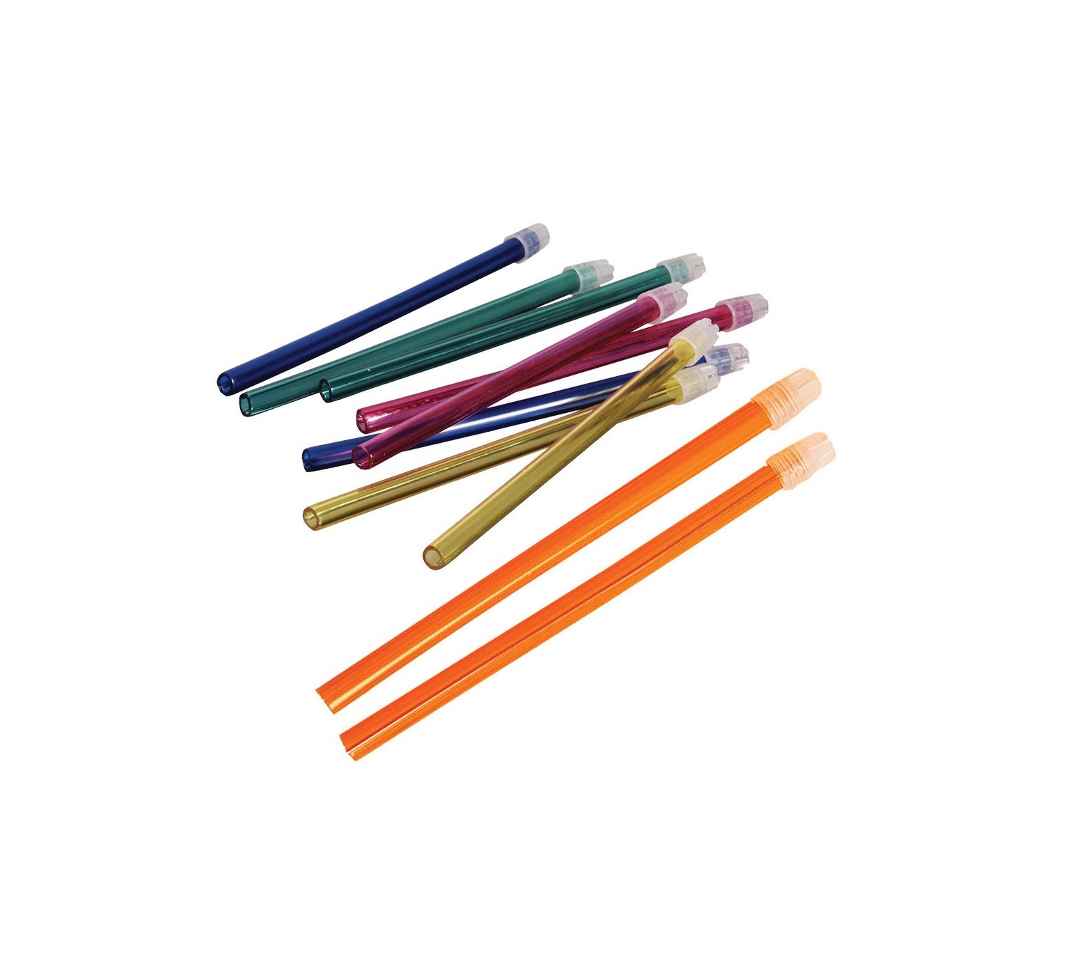 Saliva ejector Red removable tip 15cm, phthalate free – 1 bag/ 100 pcs