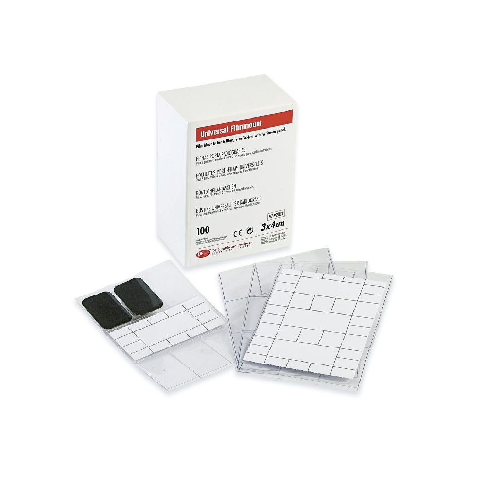 Universal Film mount for 6 films 3 x 4cm – 100 p/bx