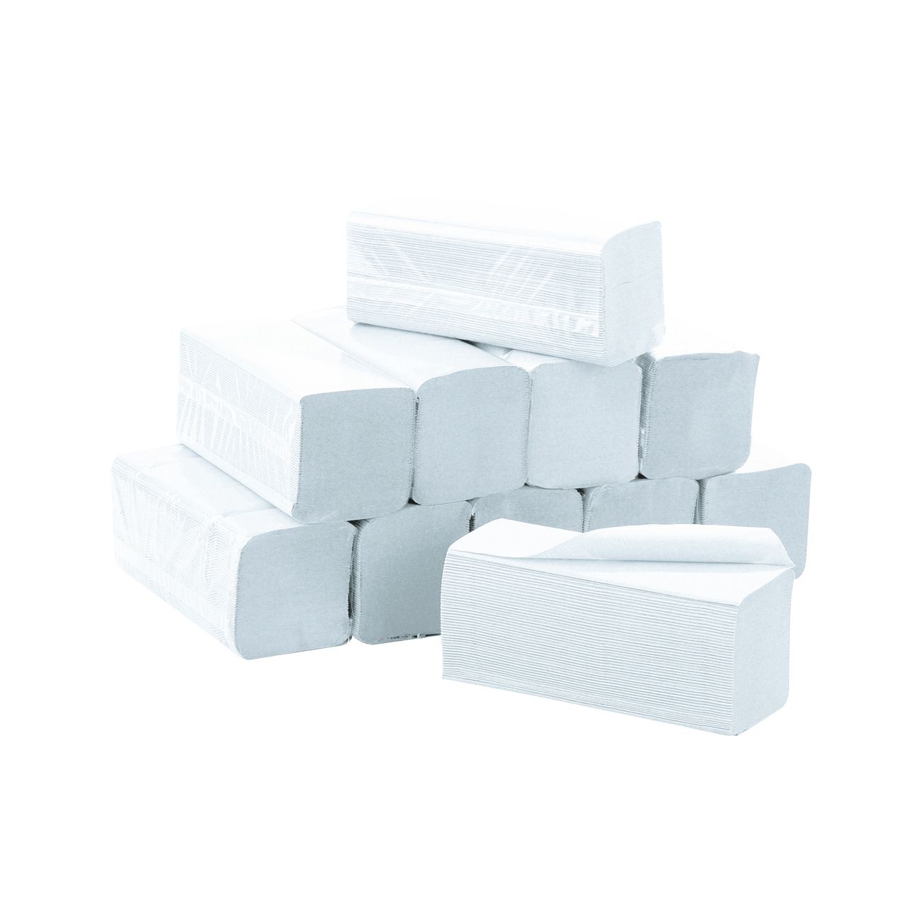 Z-fold paper 2ply white 21x24cm 20x160pcs (3200pcs/box)