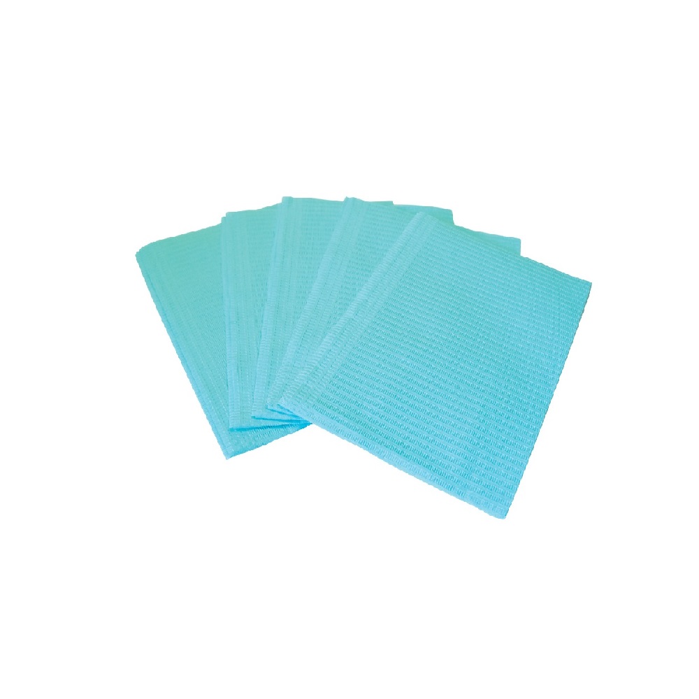Patient bib Aqua – 500/bx