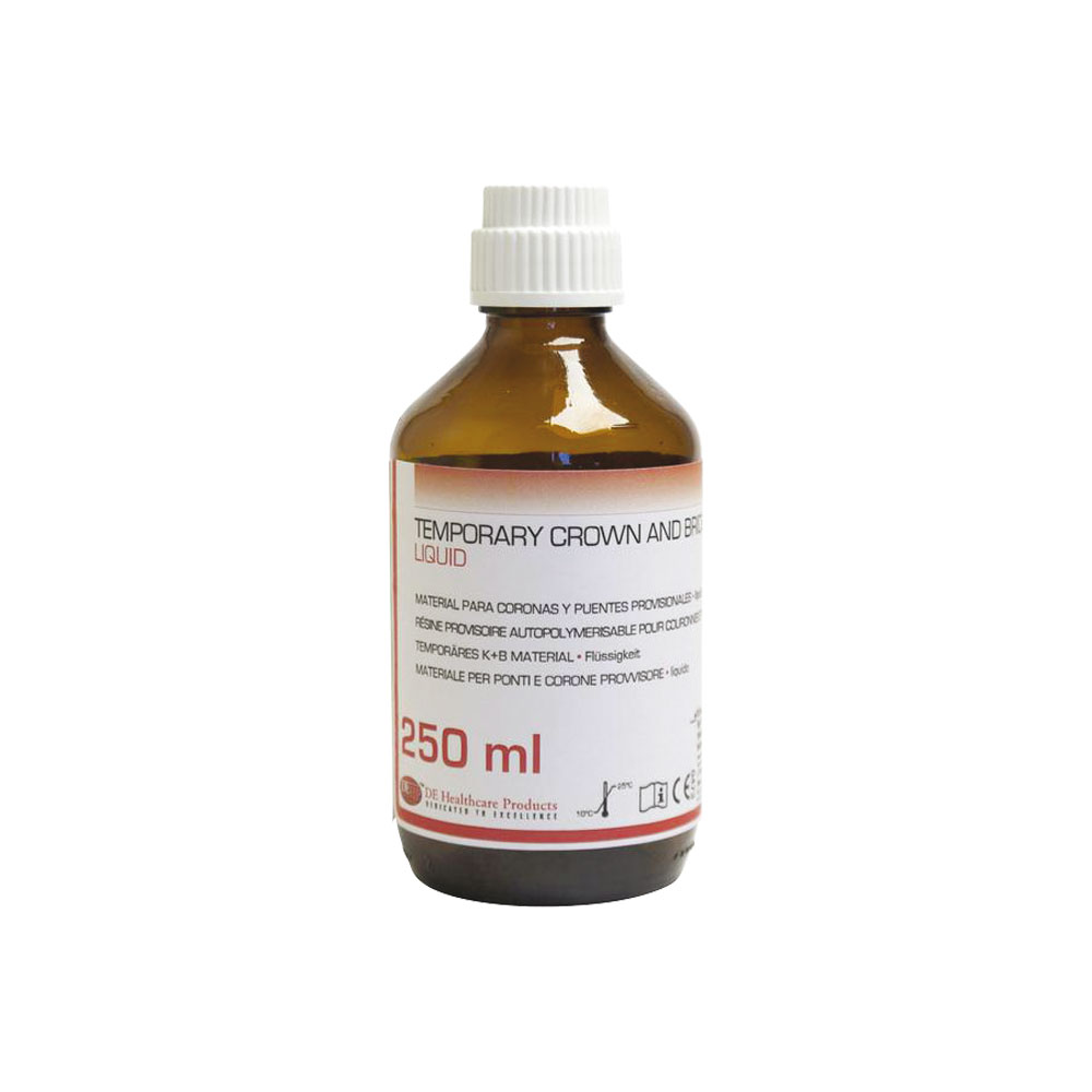 Temporary crown and bridge resin, liquid 250 ml