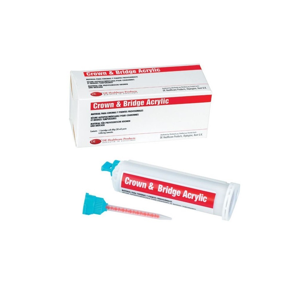 Crown & Bridge Material 4:1 A1, 1 cartridge 50ml, 6 mixing tips