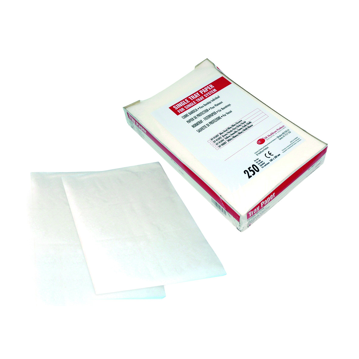 DEhp Tray Paper 28x18cm 250pk