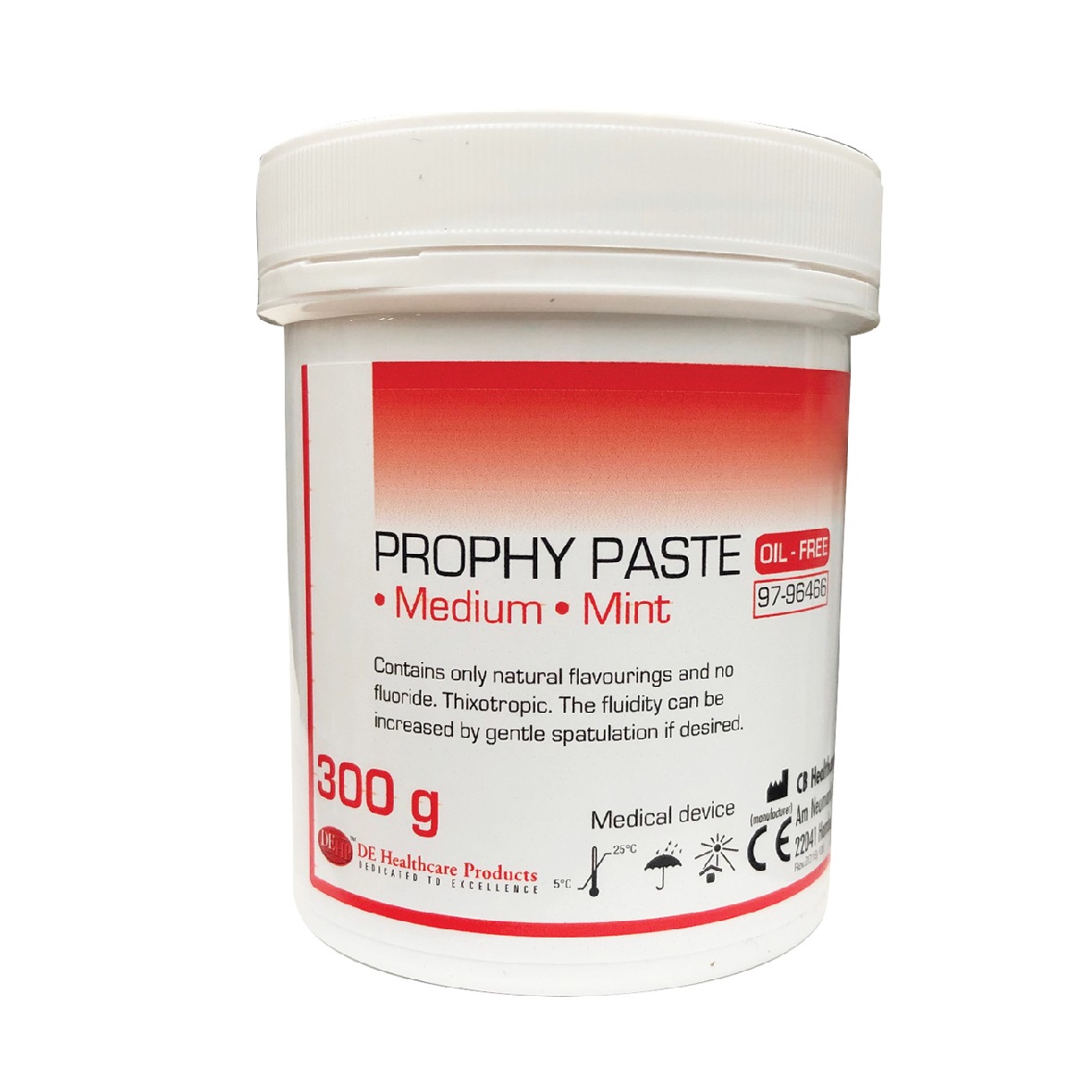 DEhp Prophy Paste Mint Oil Free 300g