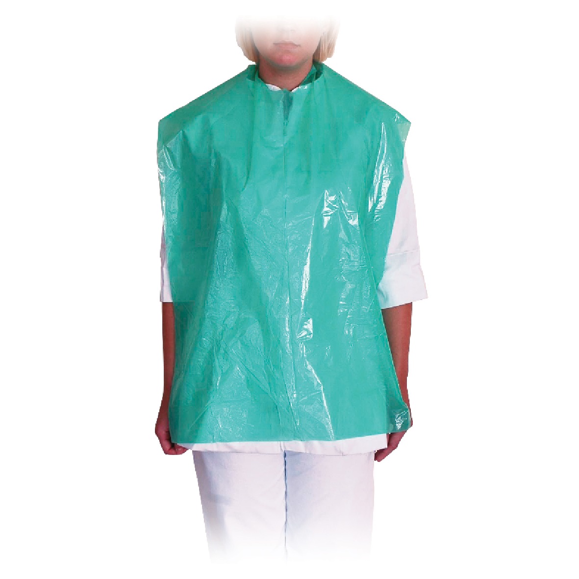 DEhp Patient Apron X Long PE Green 80x54cm 200pk
