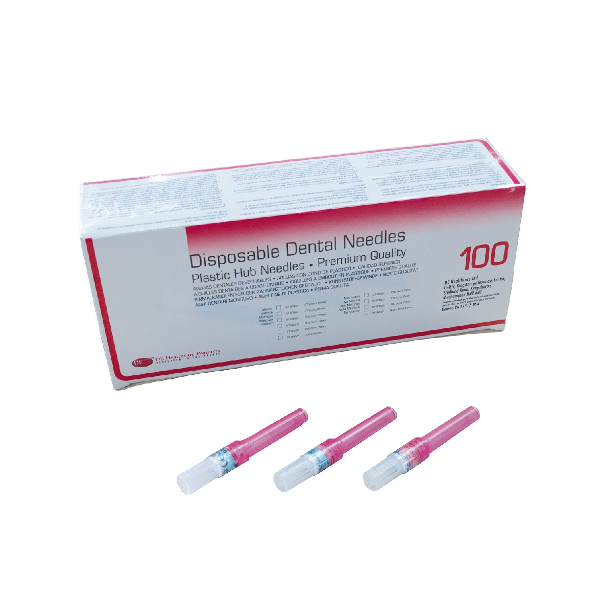 DEhp Needles Plastic Hub Disp 30G Short 100pk