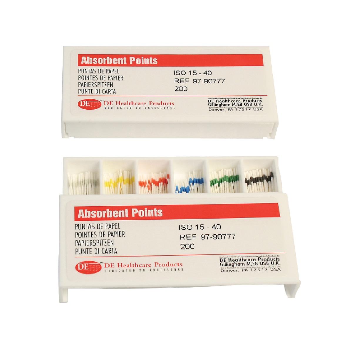 DEhp Paper Points 15-40 200pk