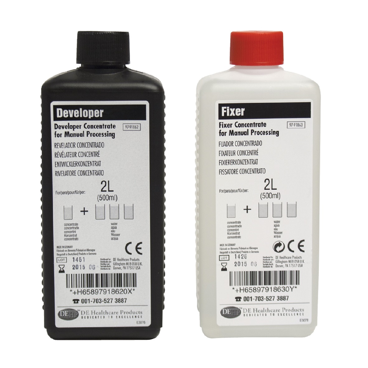 DEhp X-Ray Fixer Ready To Use 2x5Ltr