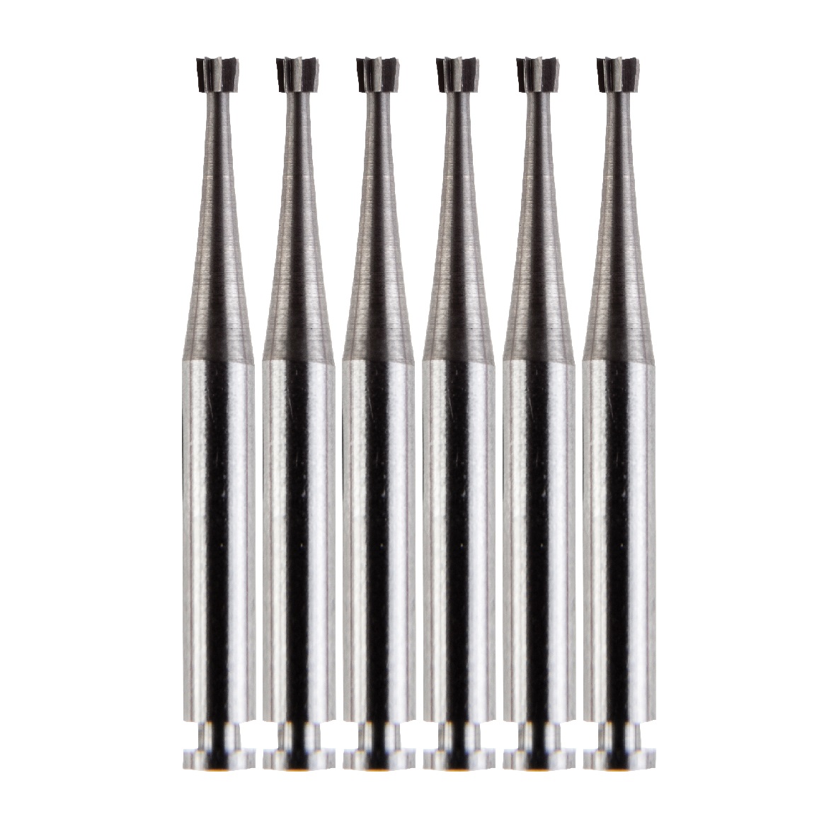 DEhp Bur Steel RA Inverted Cone 4 014 6pk zip